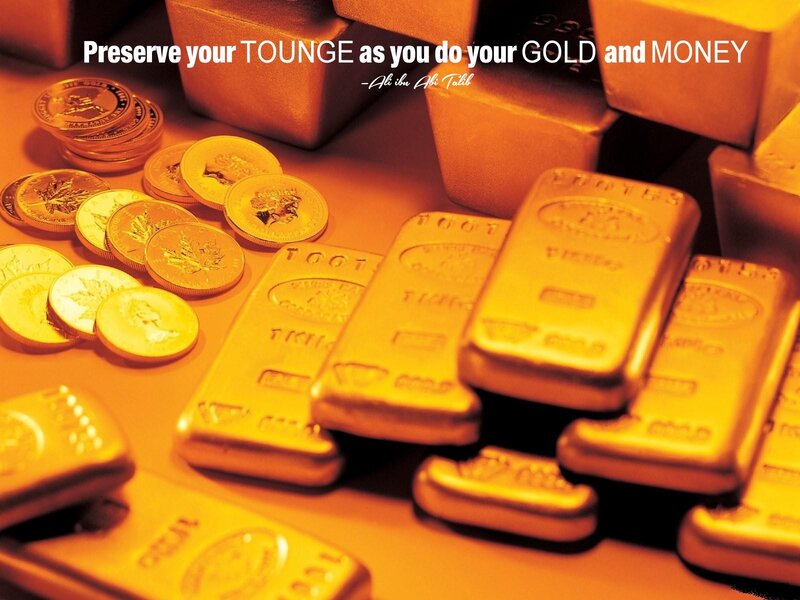Gold Bars and Coins — Yellow, Dramatic, Photograph