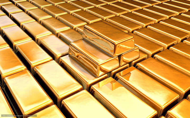 Gold Bars Stacked — Neutral, 3d Render, Stacks