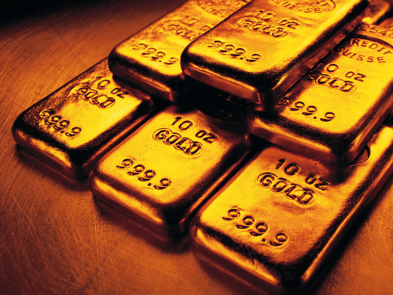 Gold Bars — Yellow, Dramatic, Photograph