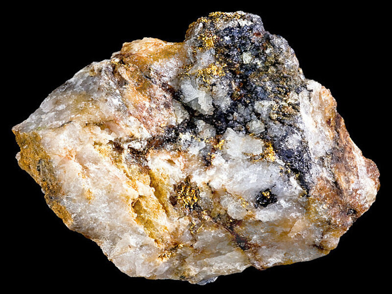 Gold-bearing Rock Specimen