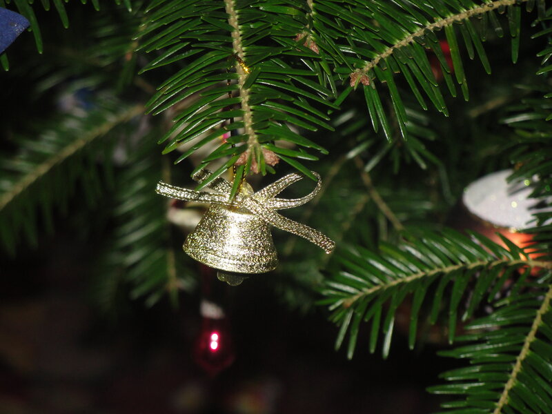 Gold Bell Ornament
