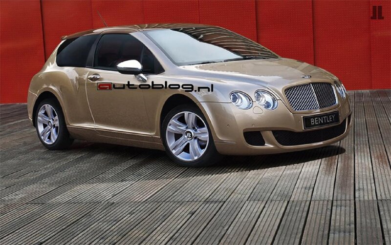 Gold Bentley Car