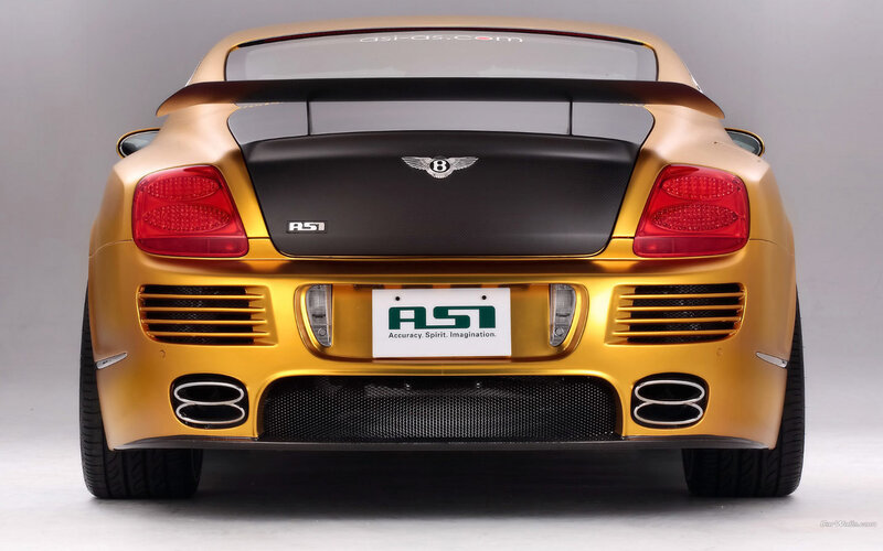 Gold Bentley Continental