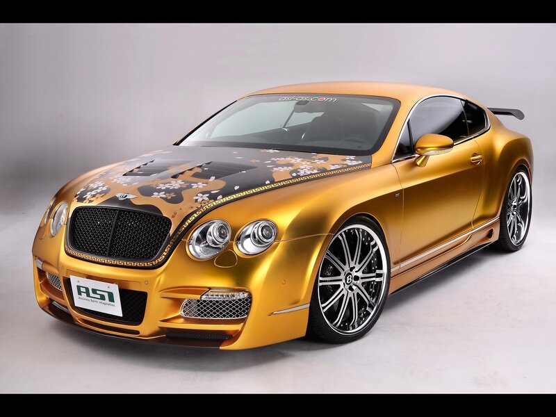 Gold Bentley Coupe — Showcase