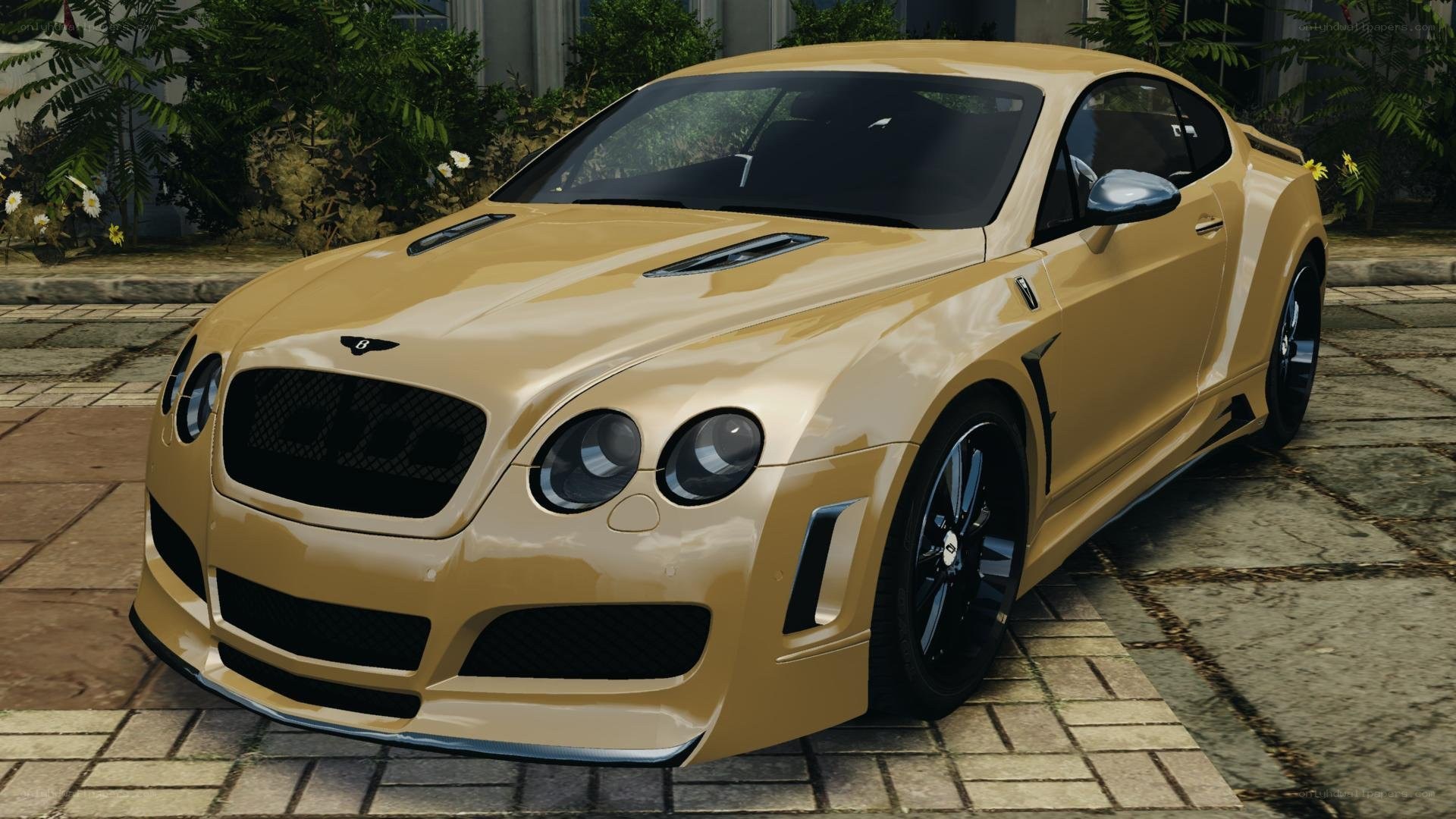 gold bentley coupe