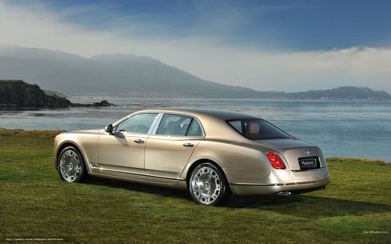 Gold Bentley Mulsanne — Serene, Afternoon, Photograph