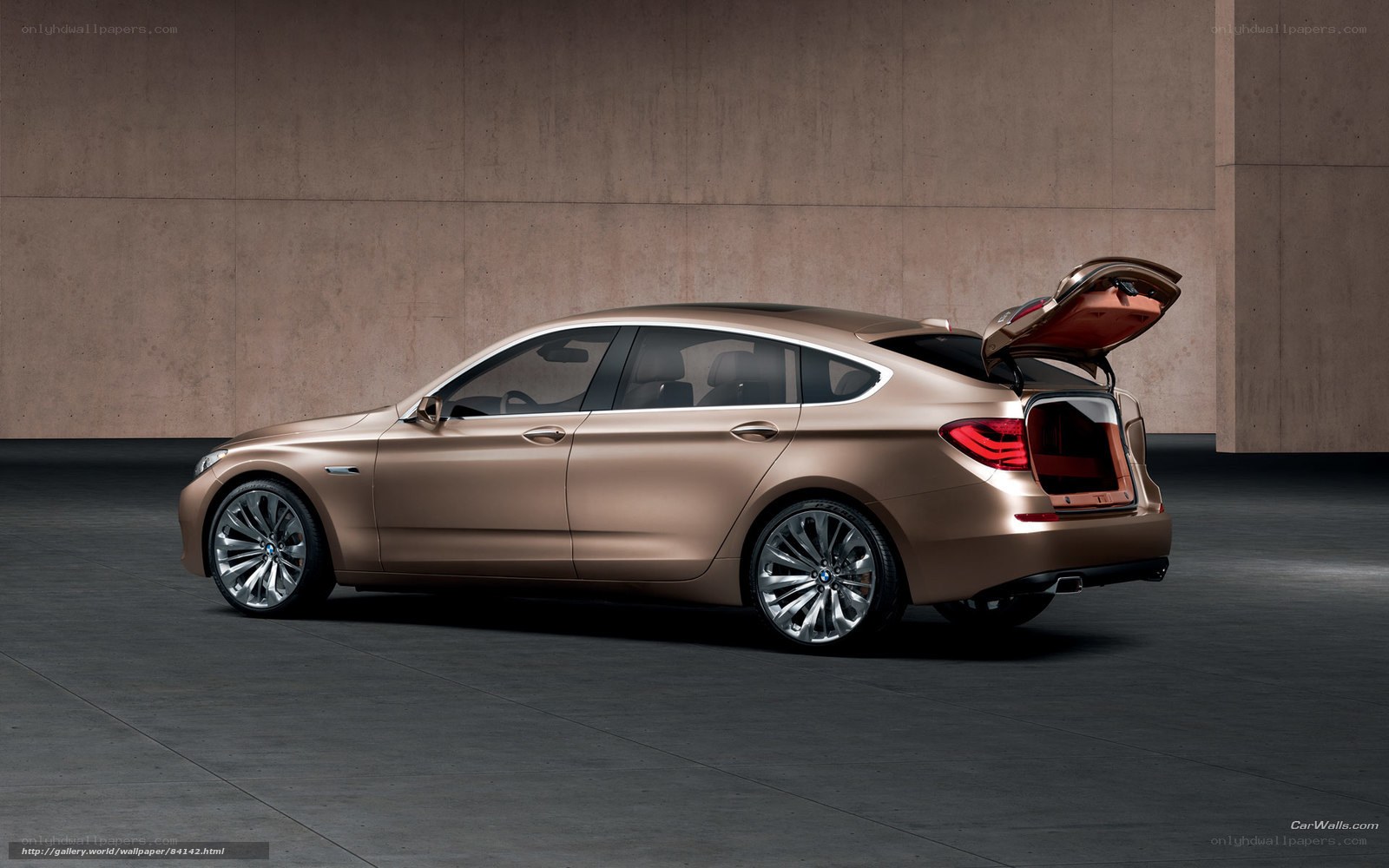 gold BMW concept car
