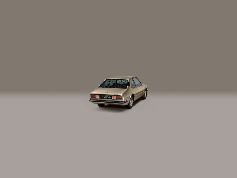 Gold BMW Coupe — Brown