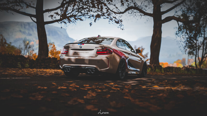 Gold BMW M2 Coupe