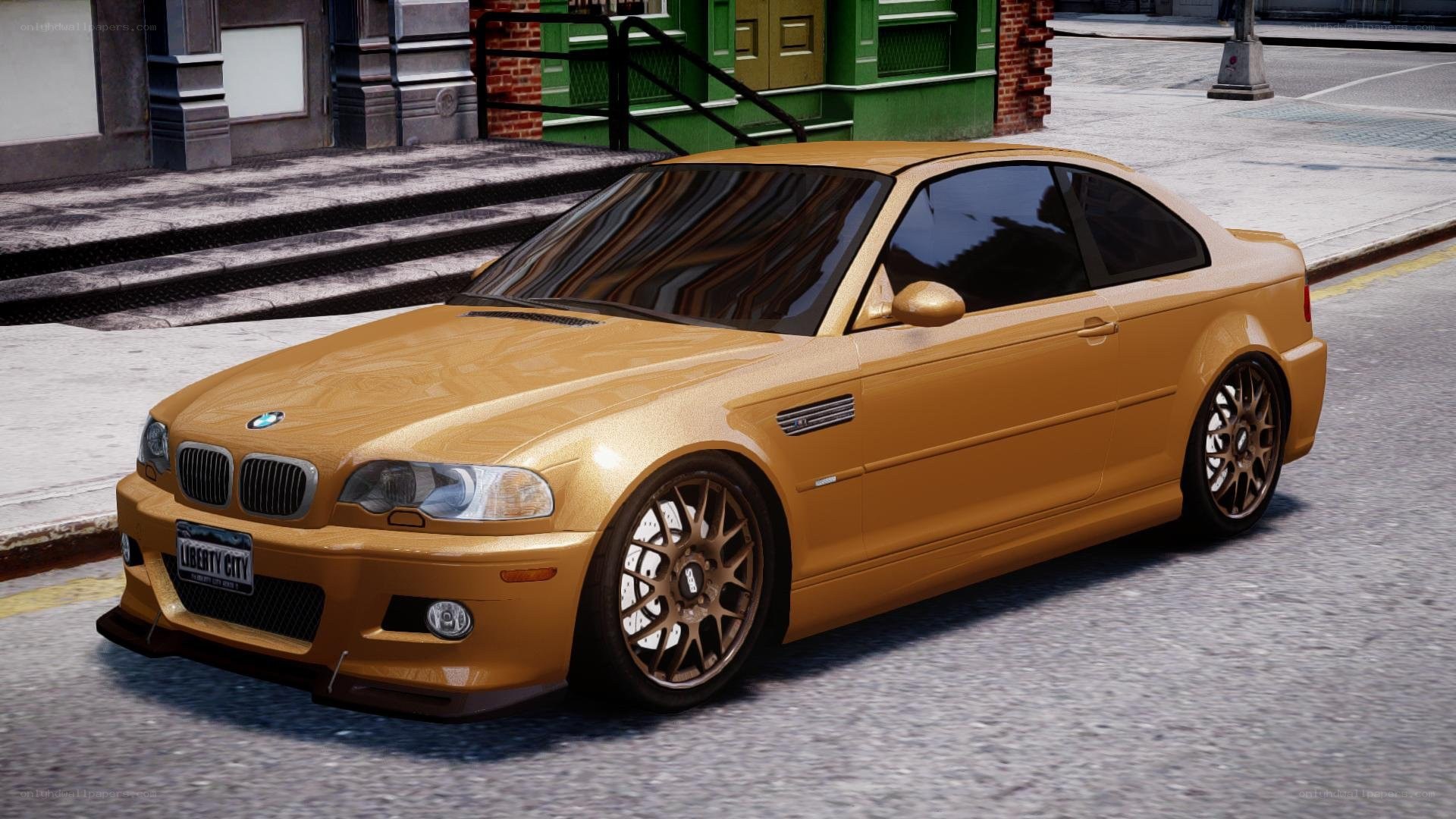 gold bmw m3 coupe