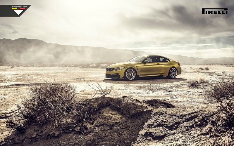 Gold BMW M4 Coupe