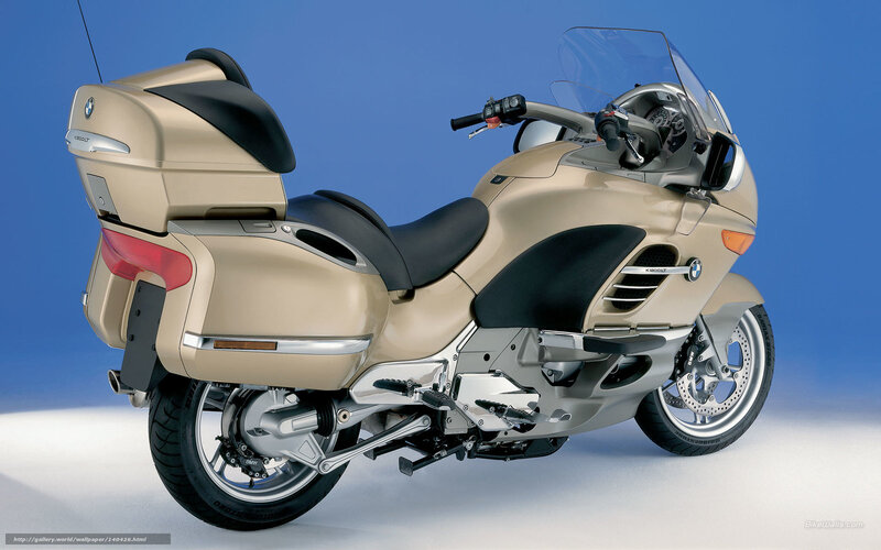 Gold BMW Motorcycle