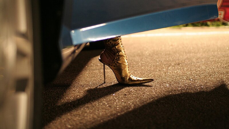 Gold Boot under Car