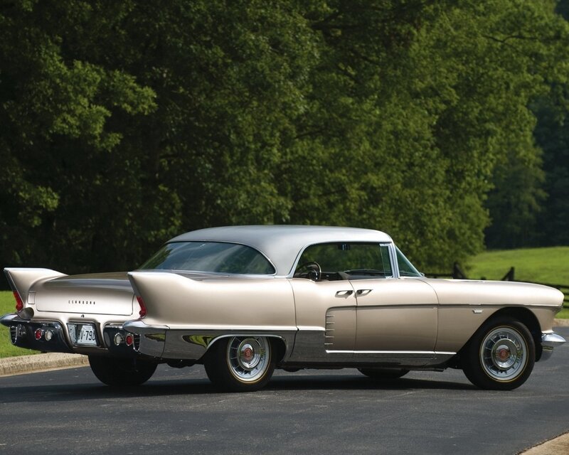 Gold Cadillac Car