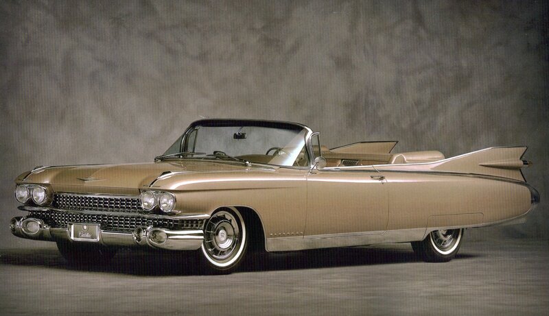 Gold Cadillac Convertible