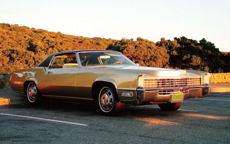 Gold Cadillac Coupe — Serene
