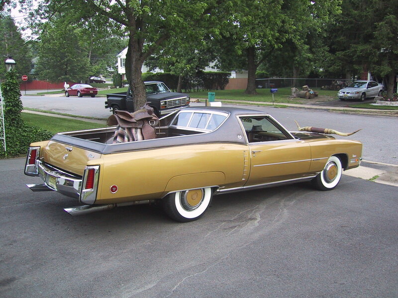 Gold Cadillac Pickup Truck