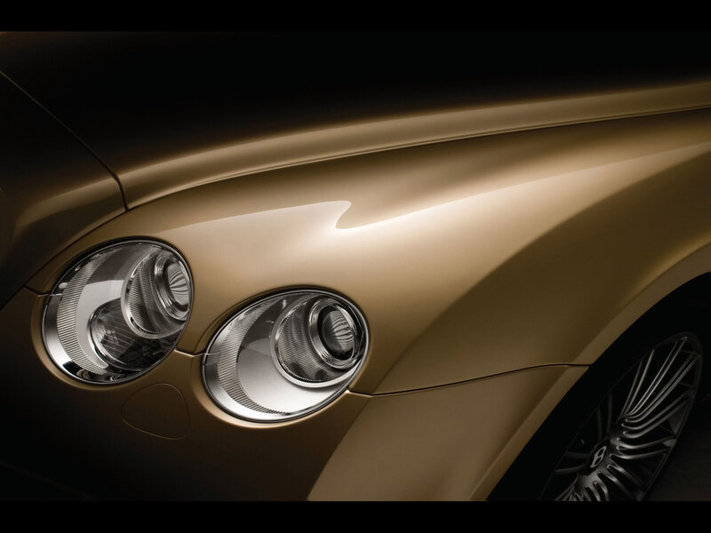 Gold Car Front End