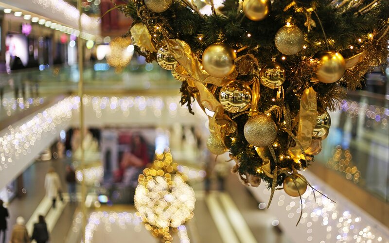 Gold Christmas Wreath