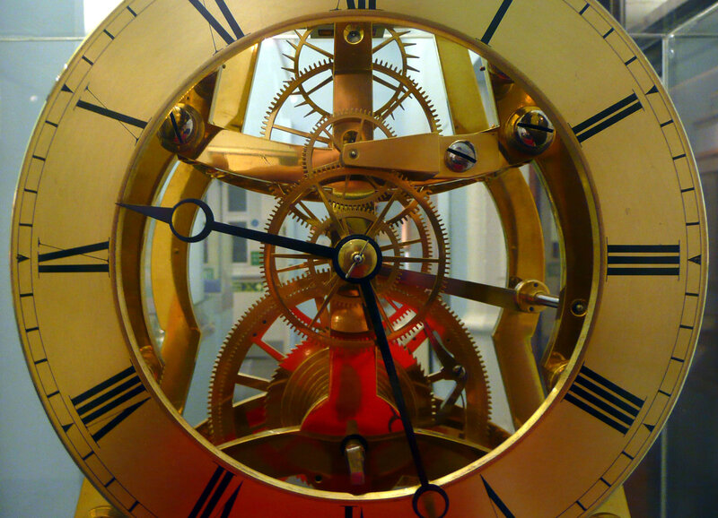 Gold Clock Mechanism
