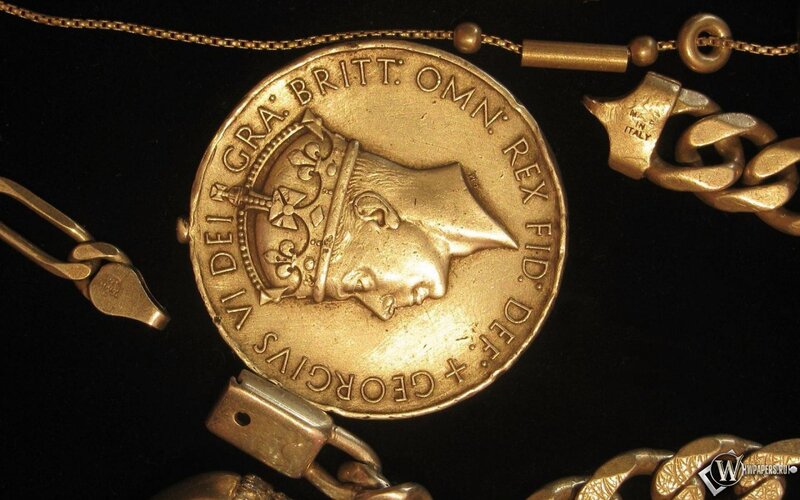 Gold Coin Medallion