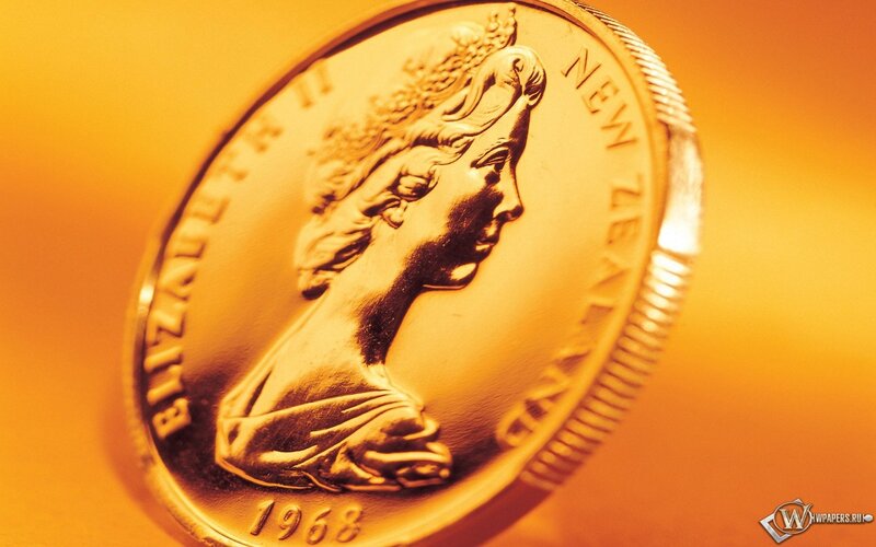 Gold Coin with Queen