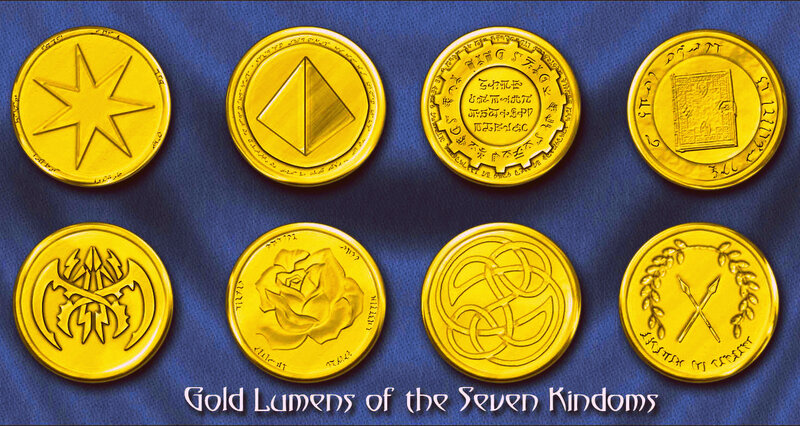 Gold Coins with Symbols