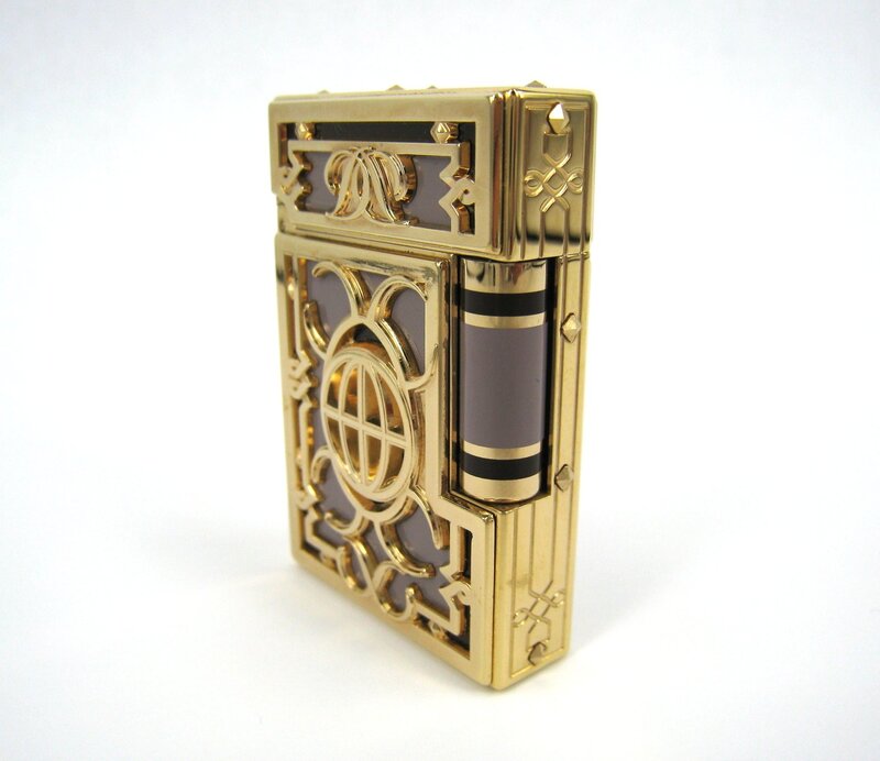 Gold-colored Lighter — Gold, Neutral, Photograph