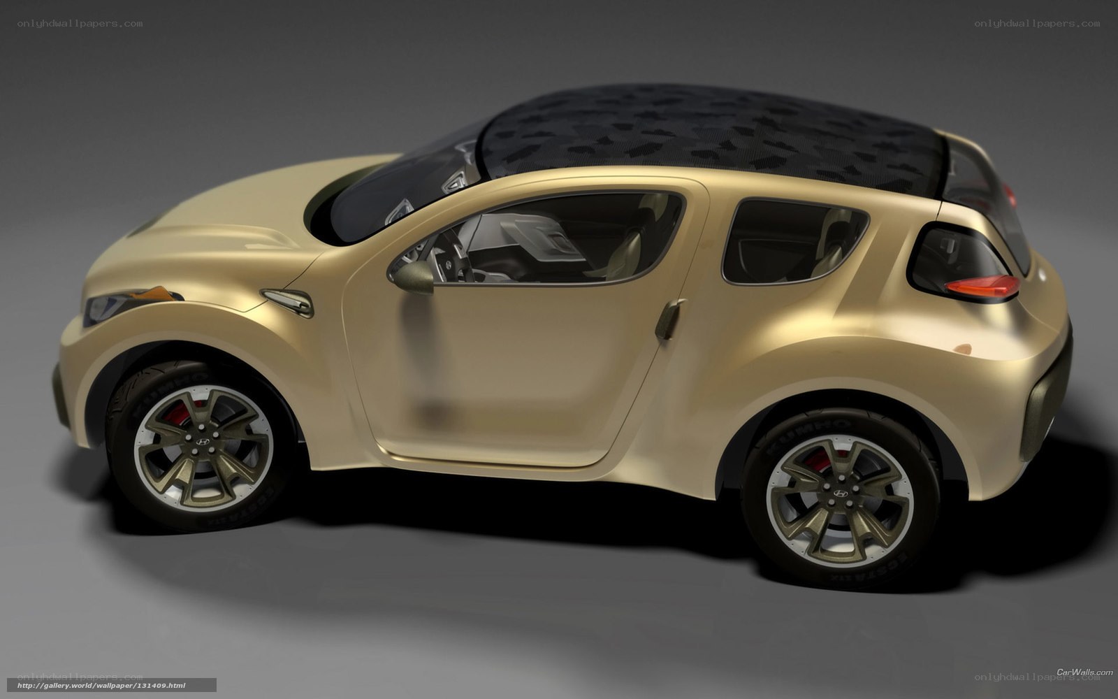gold concept car design