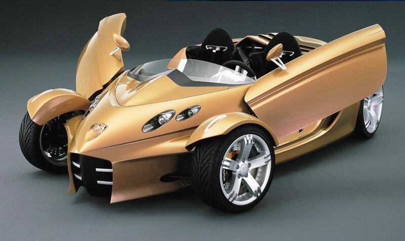 Gold Concept Car
