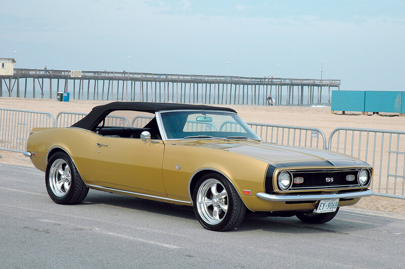 Gold Convertible Car — Calm