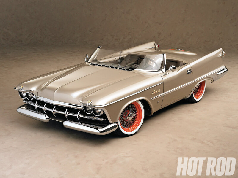 Gold Convertible Car — Classic