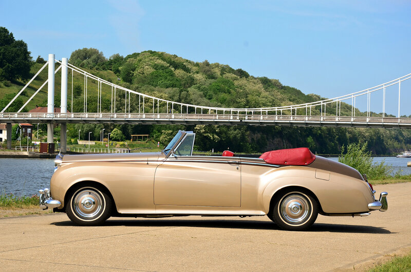 Gold Convertible Car — Serene, Afternoon