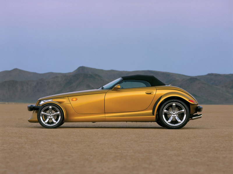 Gold convertible sports car