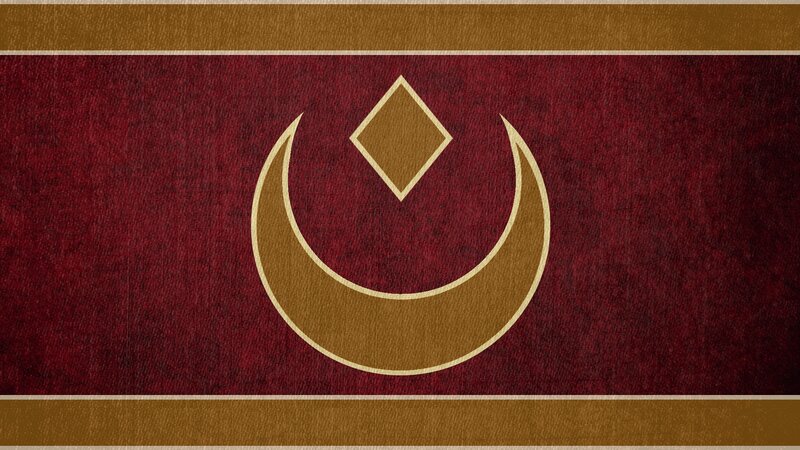 Gold Crescent Symbol