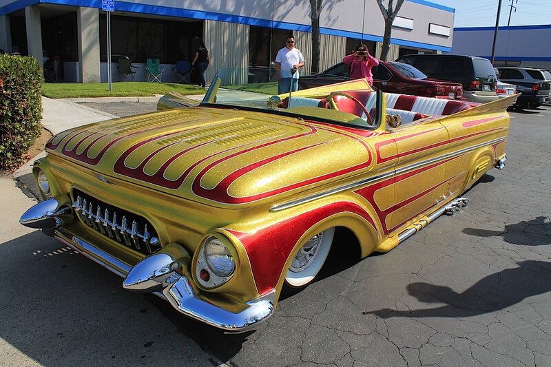 Gold Custom Car — Bright