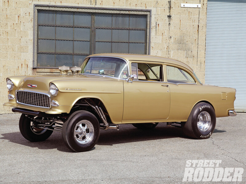 Gold Custom Car — Dramatic, Afternoon