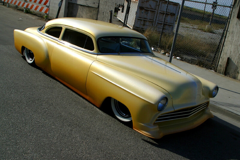 Gold Custom Car