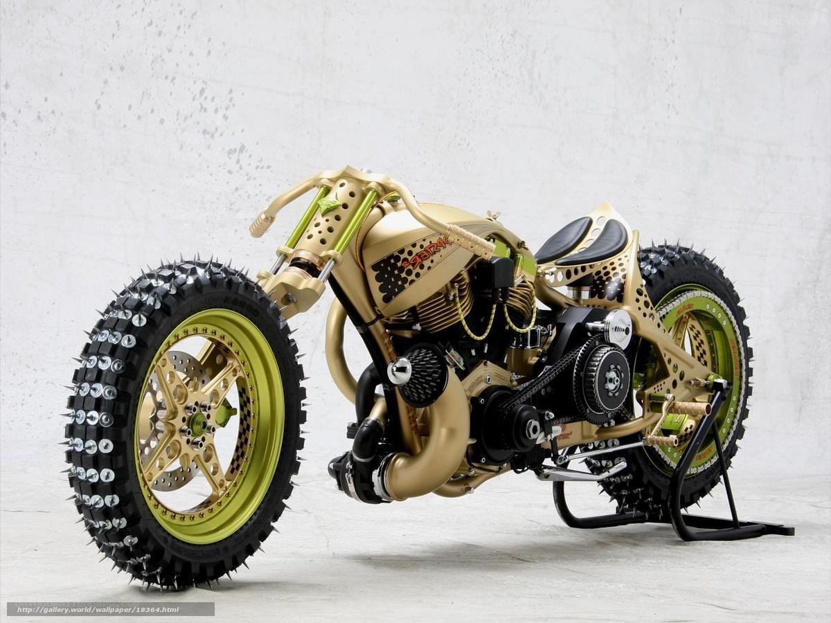 gold custom motorcycle