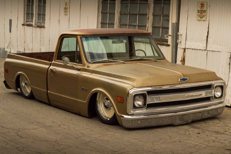Gold Custom Pickup Truck — Rustic