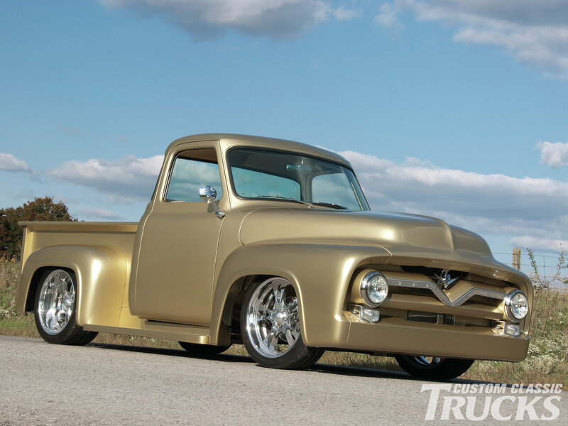 Gold Custom Pickup Truck — Serene