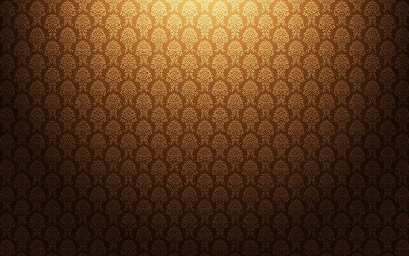 Gold Damask Wallpaper — Brown, Luxurious