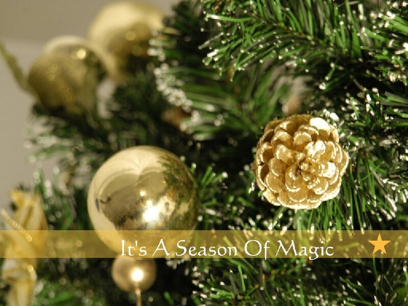 Gold-decorated Christmas Tree