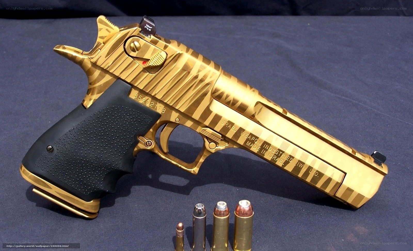gold desert eagle pistol