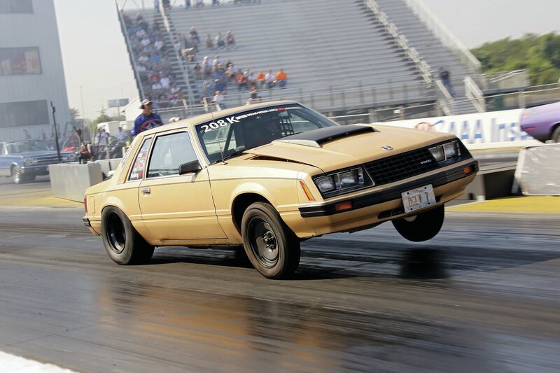 Gold Drag Racing Car — Dynamic, Afternoon