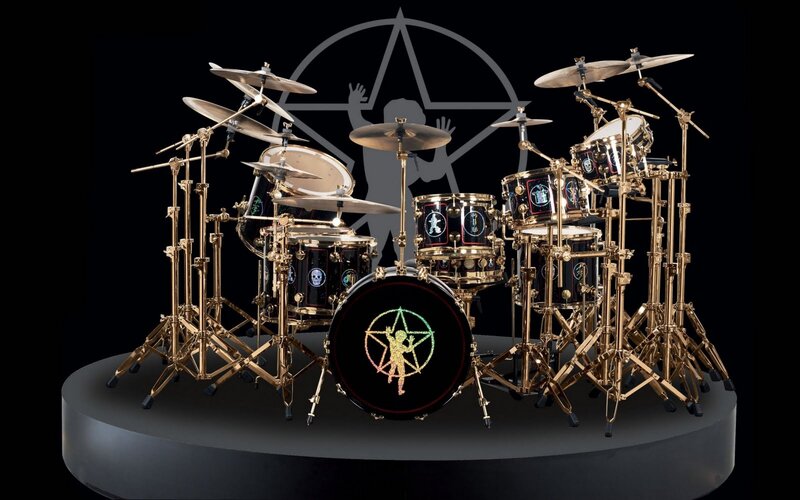 Gold Drum Set