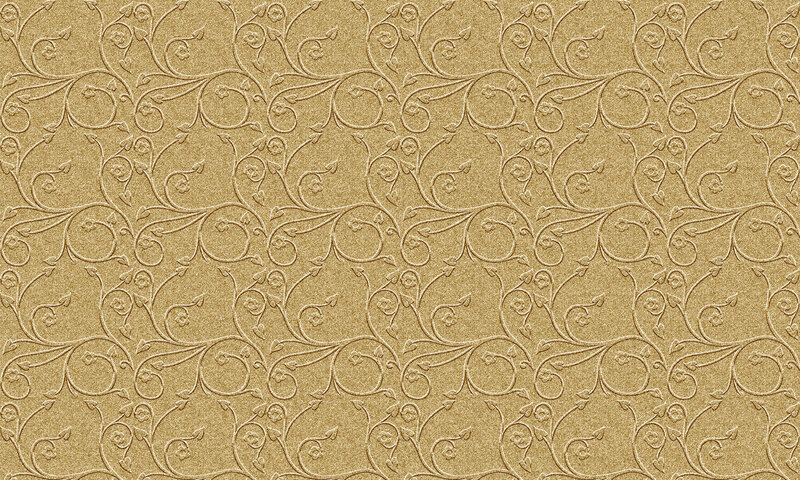 Gold Embossed Floral Pattern