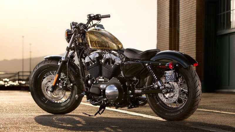 Gold-finished Motorcycle