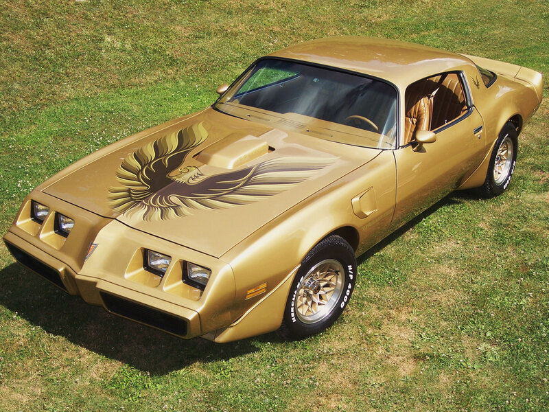 Gold Firebird Car