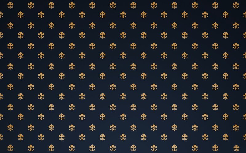 gold fleur-de-lis pattern